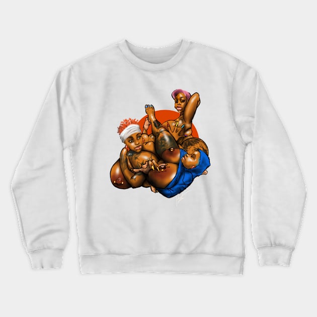 NKDROSE 2 Crewneck Sweatshirt by Timzartwork